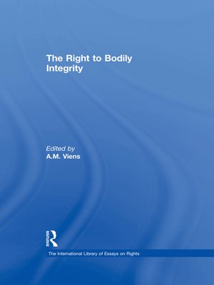 cover image of The Right to Bodily Integrity